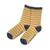 Organic Kids Bamboo Socks with Stripes and Seamless Toes
