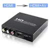 HDMI to HDMI and AV RCA CVBS Composite Out Video Audio Converter Adapter Support 1080P Zoom In Out PAL NTSC