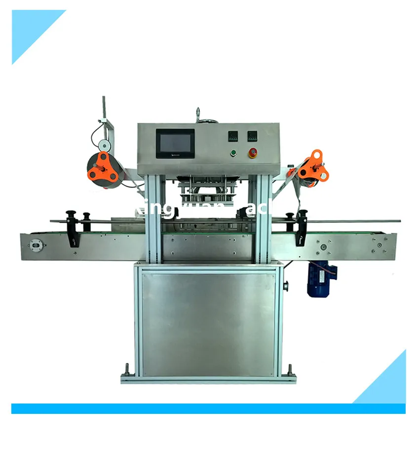 Line Type Automatic Sealing Machine For Glass Bottle,Glass Can,Plastic