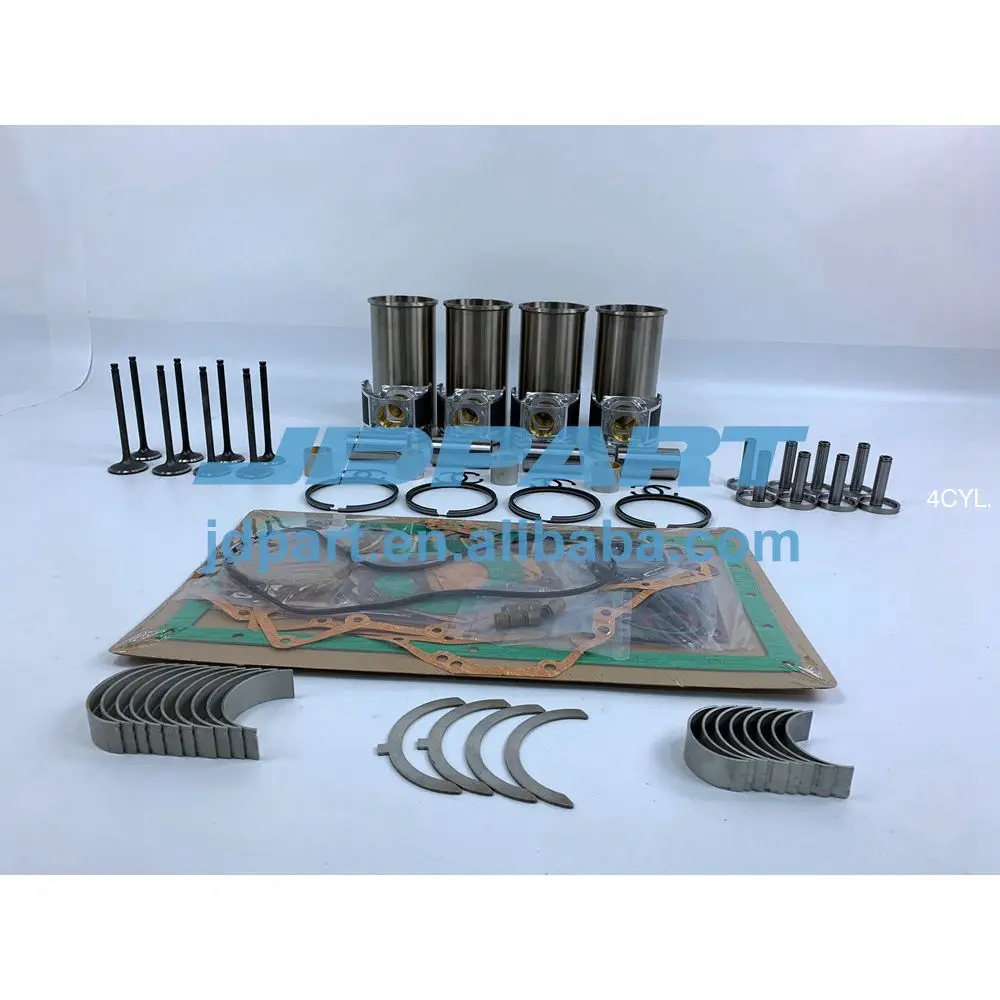 4d30 Rebuild Overhaul Kit With Bearings Cylinder Liner Piston Rings