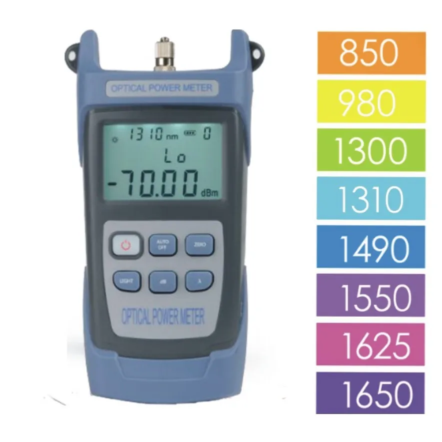 3-in-1 fiber multimeter / optical power meter / light source / visual fault locator