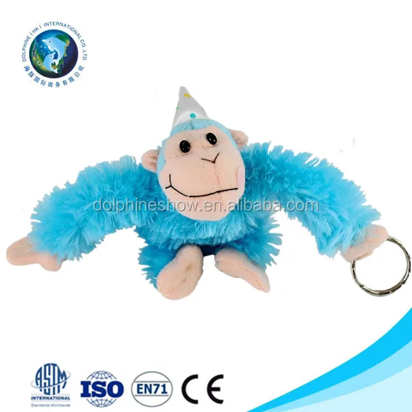 monkey plush keychain