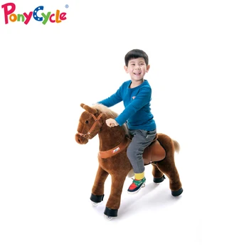 grand cheval peluche a monter