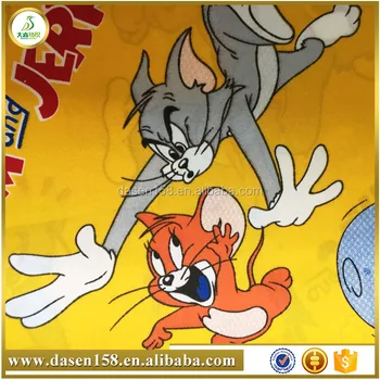 Tom And Jerry Cartoon Design Polyester Fabric Buy Tom And Jerry Cartoon Design Polyester Fabric Product On Alibaba Com