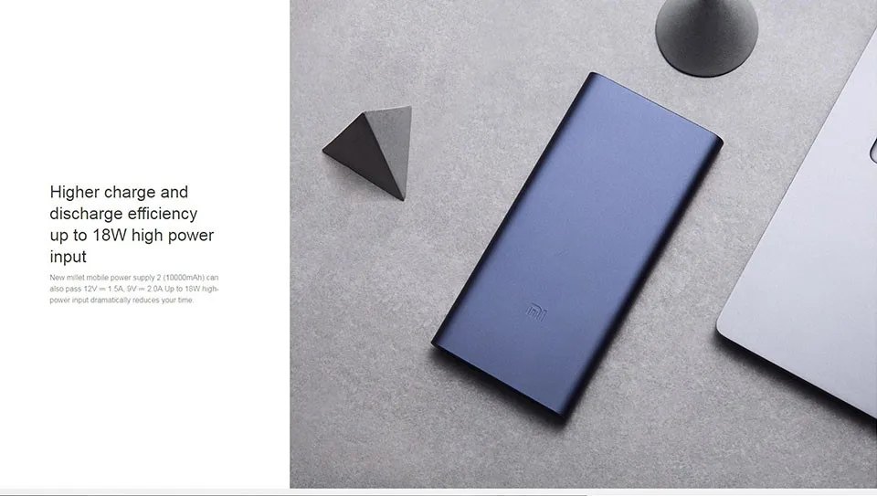 Original Xiaomi Mobile power bank 2 10000mah global versionQuick Charge 2.0 Portable Charger with Micro USB Input - ANKUX.COM
