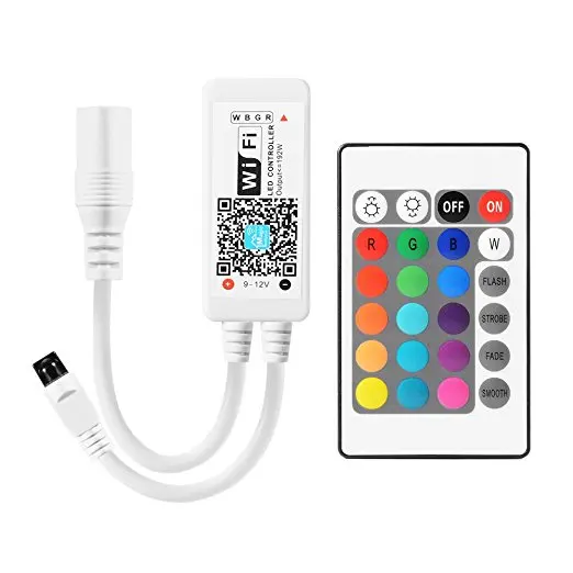 Popular WIFI RGBW Mini Controller+24 Keys IR Remote Control