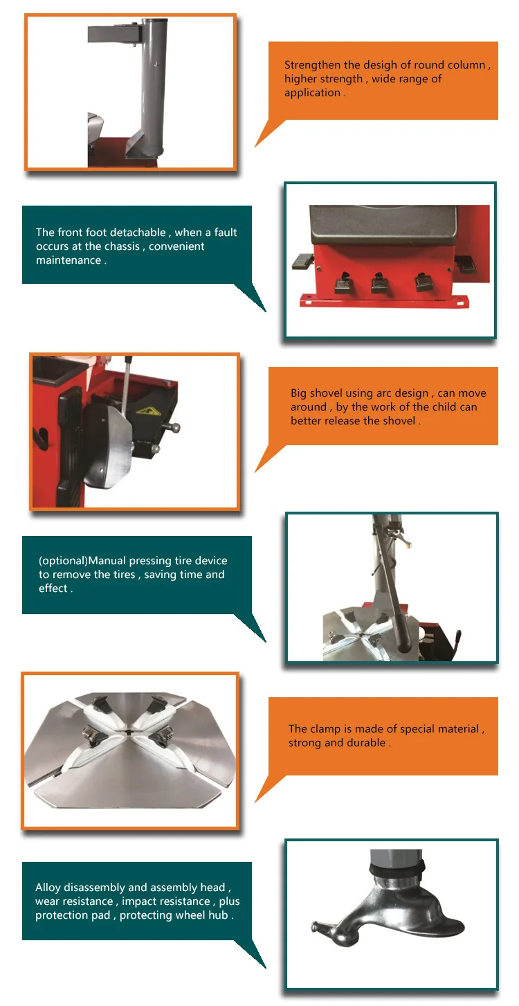 Sldtc116 Manual Tire Changer Machine Professional Automatic Tire