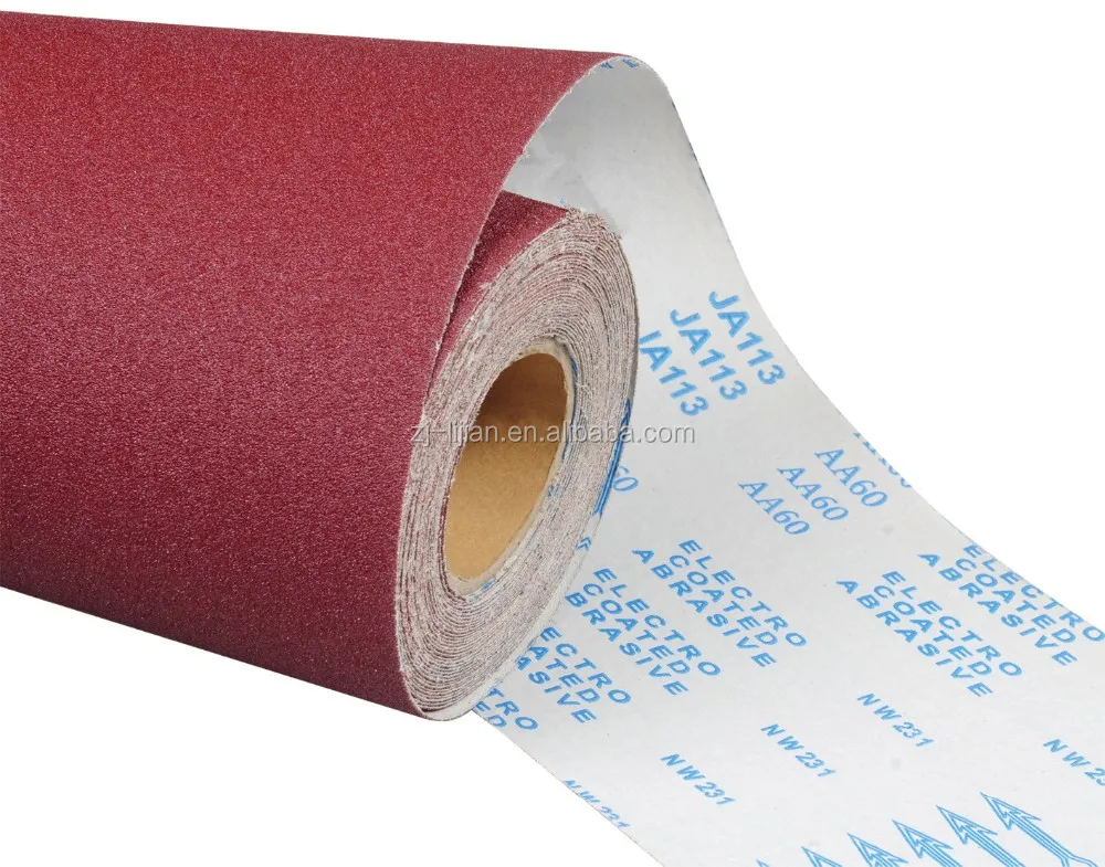 Hand Use High Grade Ja113 Coated Aluminium Oxide Abrasive Cloth Roll Abrasive Sanding Cloth