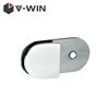 180 degree stainless steel glass fitting for shower