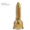 golden plated corn design craft gift trophy
