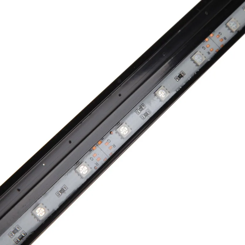 Remote 12-46CM 5050 RGB LED Aquarium Fish Tank Submersible Air Bubble Lamp light