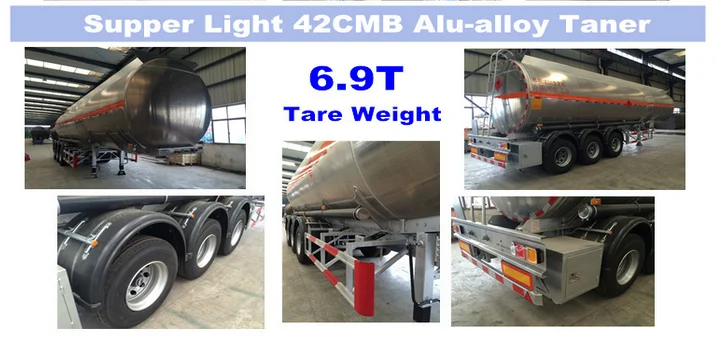 60m3 fuel road tanker tri-axle tank semi trailer 60000 liter oil tank for sale
