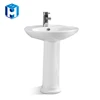 Bathroom Sanitary Ware Ceramic Basin With Pedestal