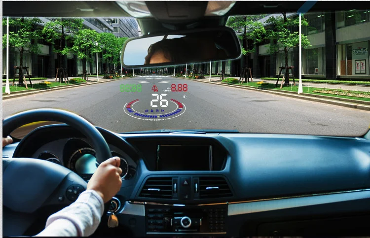 X5 HUD Head Up Display Car HUD Head Up Display Car Styling Speed Alarm OBD II