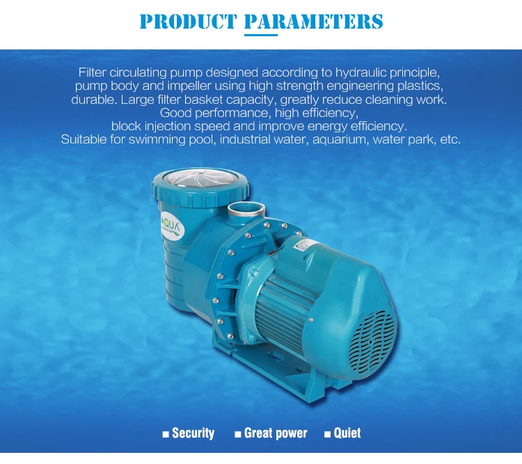 Manufacturers Supplies Aqua Swimming Pool Pumps