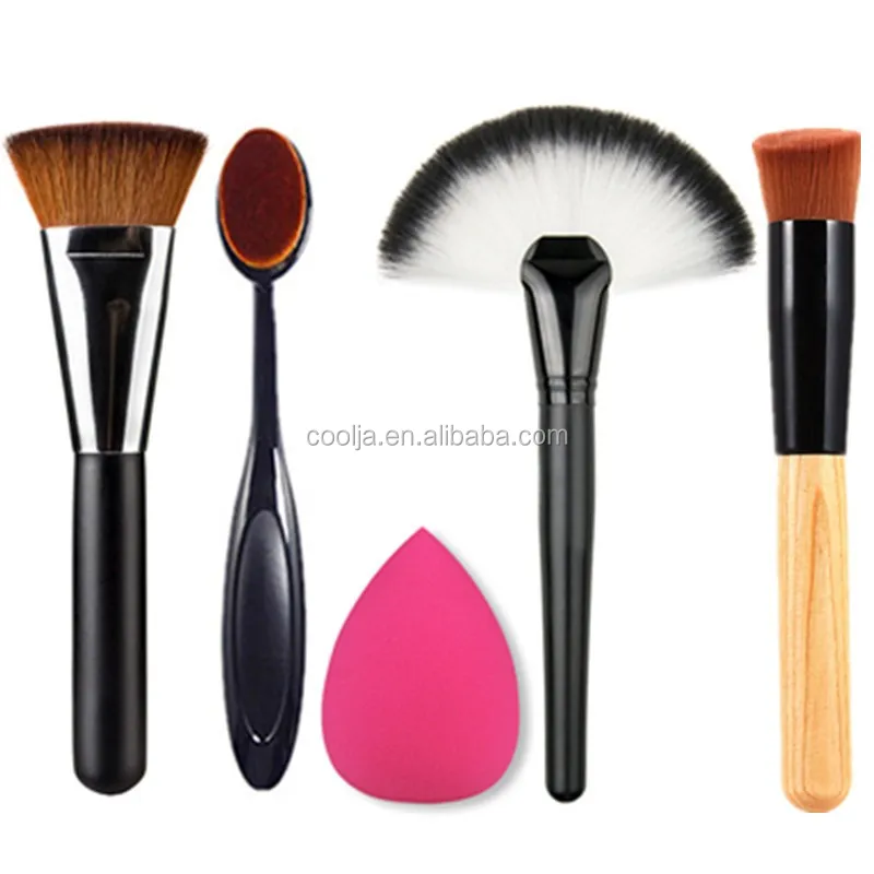 puff brush makeup