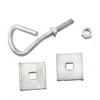 Fiber Optic Cable Fitting Q Span Clamp With Aluminum Jaw