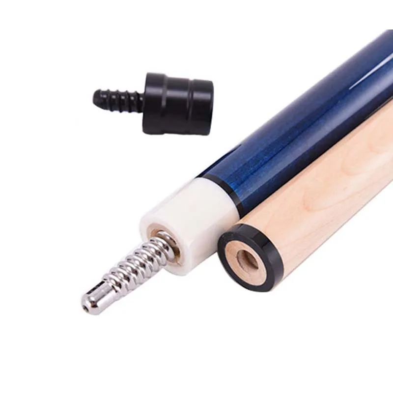 Cheap 3 Cushion Billiard Korea Style Maple Wood Carom Sticker Cue