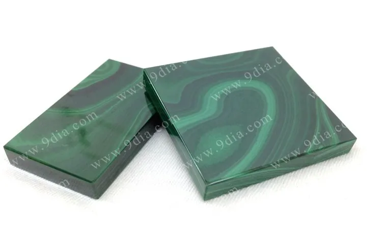 Wholesale Natural Malachite Loose Gemstones in Various Shapes White Heart Oval Star Pear Flower Square Rectangle Heart