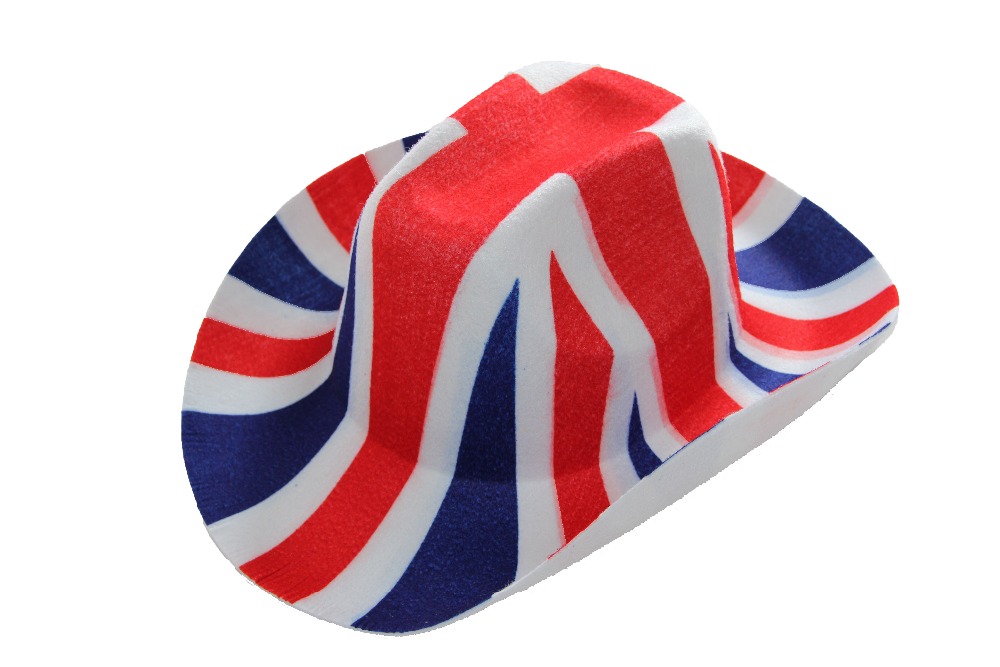 Spain Cowboy Hat With Spanish Nation Flag Eva Flocking Cap Buy