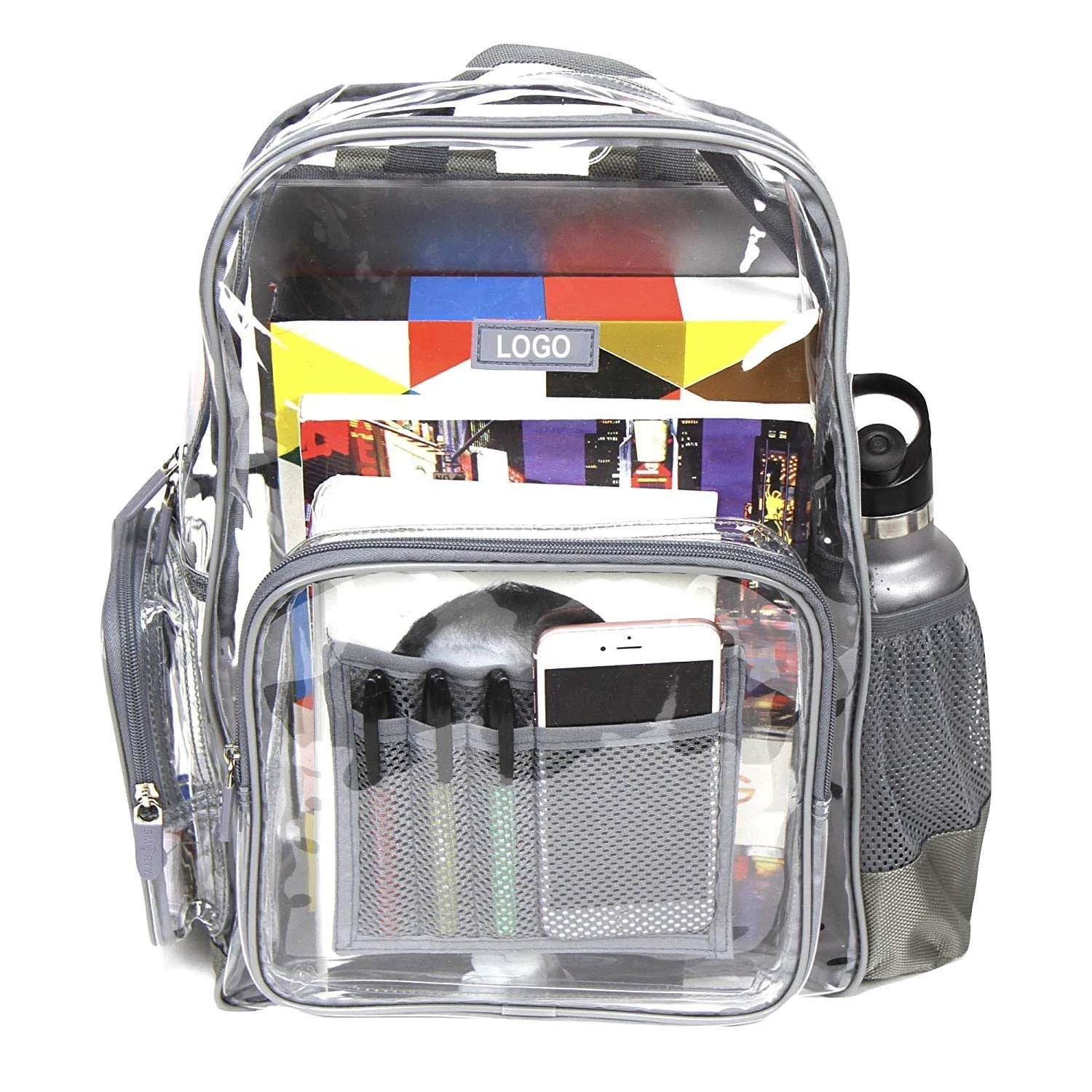 Plastic Backpack For School Work With Adjustable Shoulder Strap Buy