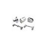 Holding Floor Mirror Stainless Steel Rail Adjustable Profile Fitting Glass Clamp 316