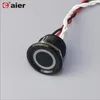 22mm Concave Button Ring Illuminated Panel Mount Touch Push Button Switch