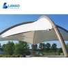 Simple design architecture membrane carport shade