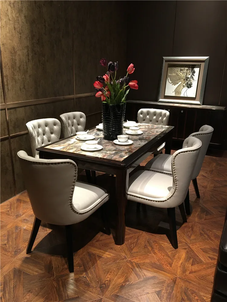 Luxury Royal Home Goods Oak Dining Room Furniture Chairs,Modern Elegant