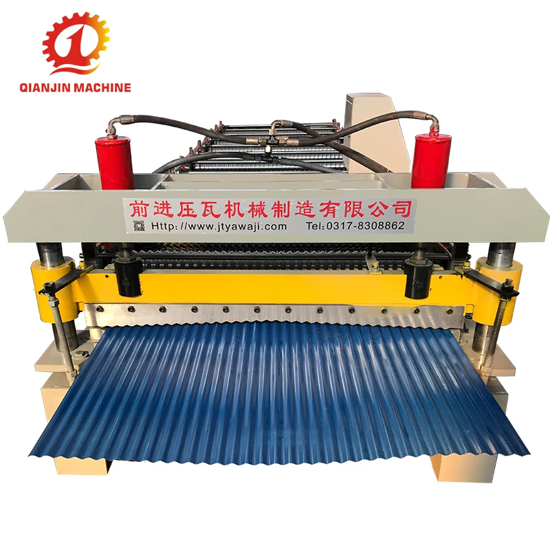 Metal Roofing Galvanized Aluminum Corrugated Steel Sheet Making Machine