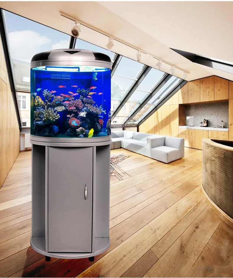 闽江最新设计半圆小鱼缸水族玻璃,价格合理