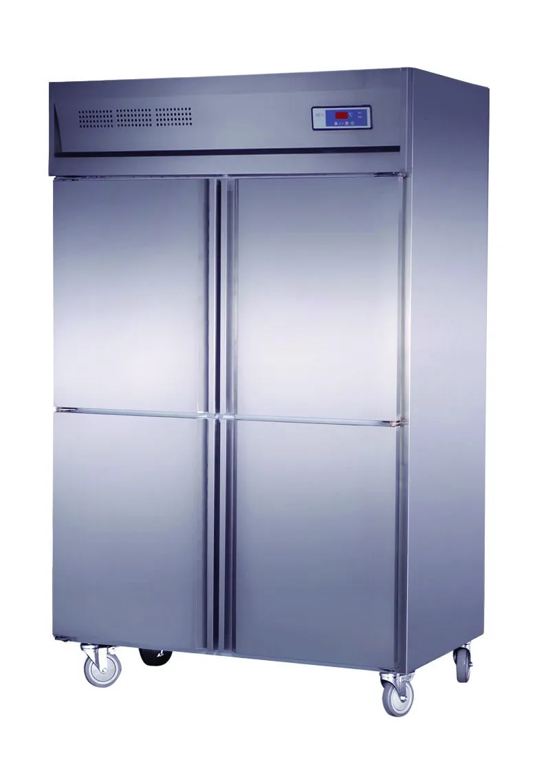 Commercial Stainless Steel Upright Refrigerator/4 Door Upright Freezer ...