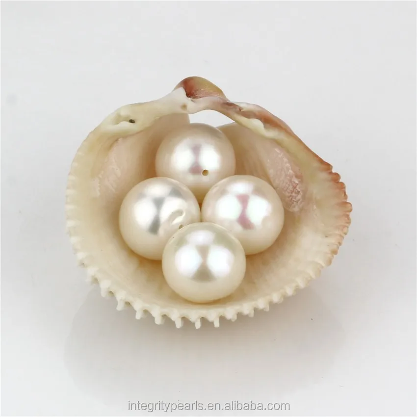 11-11.5mm Large Size Semi Round Natural Pearl Bead Loose Pearl Cultured ...