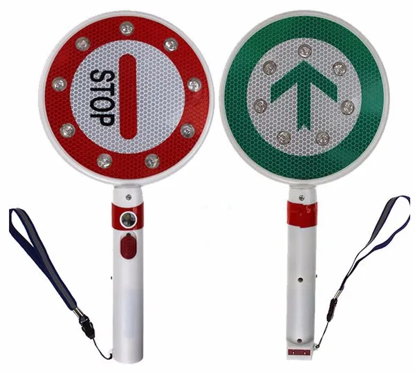 Led Flashing Emergency Hand Held Led Stop Sign/stop Sign Board/traffic