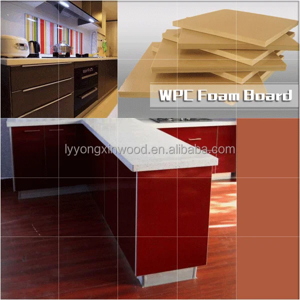 Wpc/pvc holz kunststoff material für die küche schrank/wpc schaum ... Küche holz oder kunststoff
