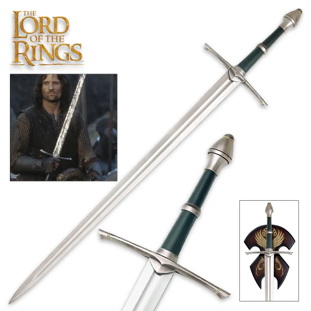 Movie Lord Of The Rings Aragorn Strider Sword Replica Buy Sword Replica Aragorn Sword Replica Lord Of The Rings Sword Product On Alibaba Com