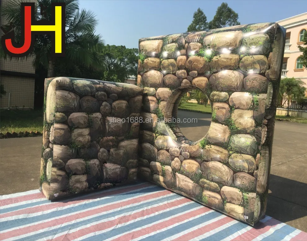 Wall Shape Style Inflatable Paintball Bunker For Shooting Game Buy