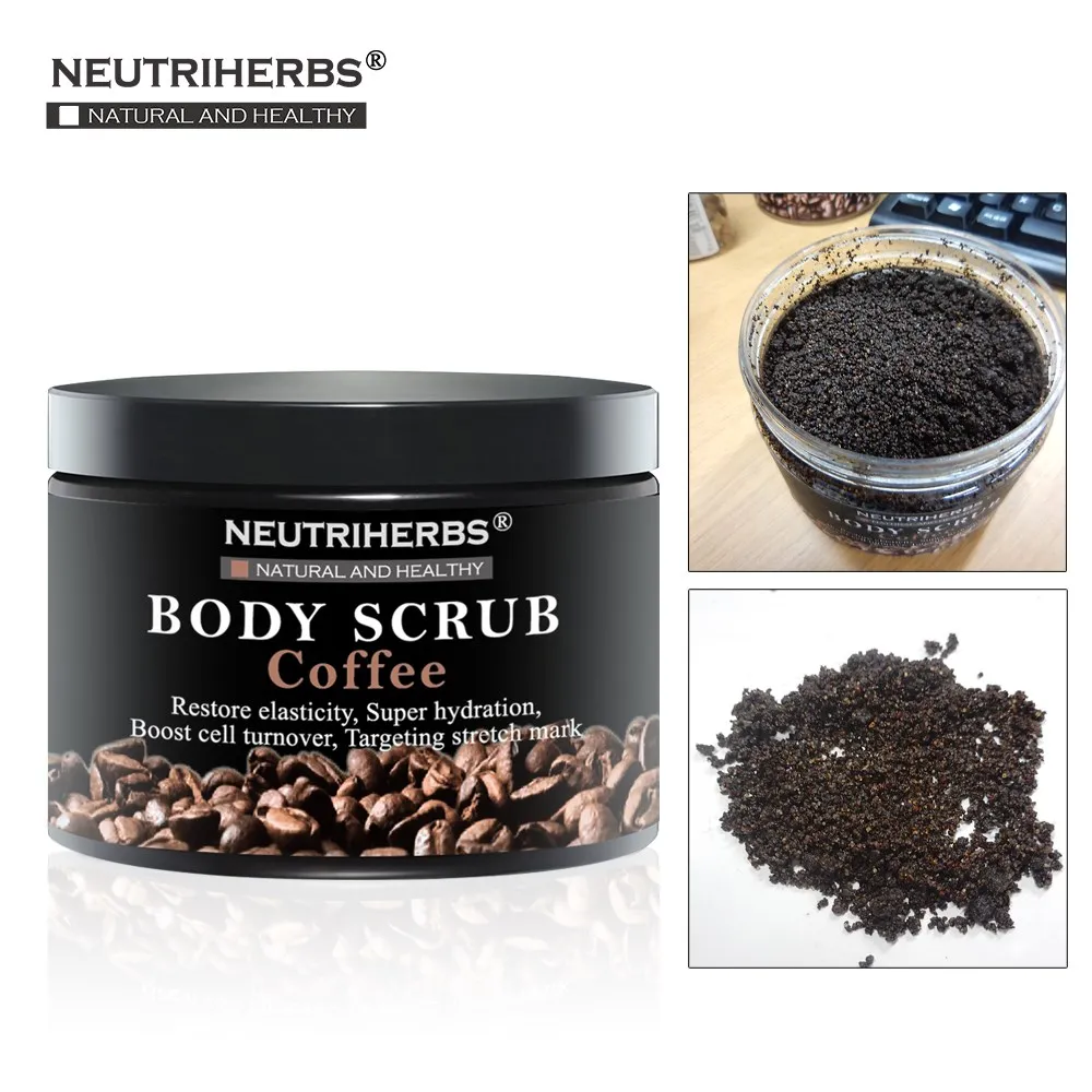 Hot New Herbal Body Scrub Coffee Skin Whitening Body Scrub Silk Cocoon