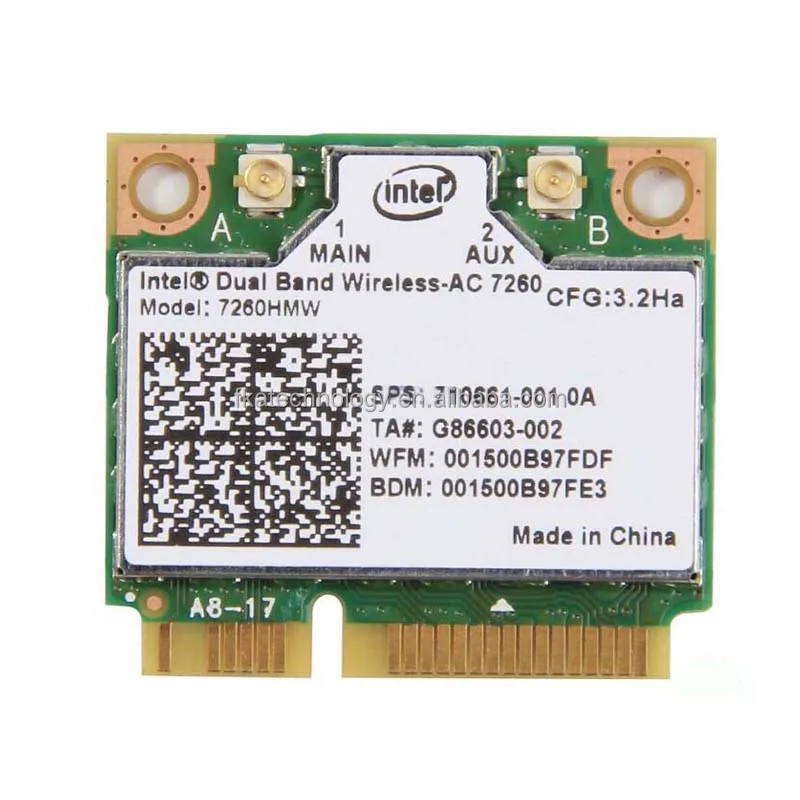 AN 7260 7260HMW Half Mini Card PCI-E SUPER tk New For Intel Dual Band Wireless