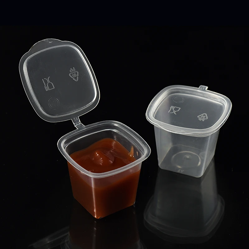 Mini disposable transparent sauce portion pp cup