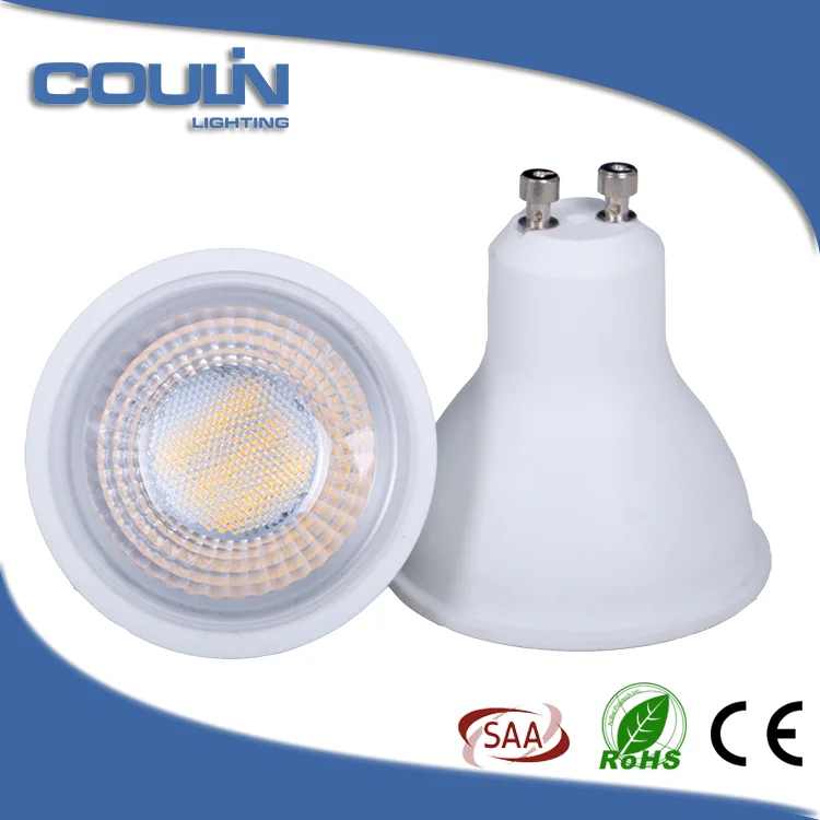 50x Elly-Dee GU10 LED 5W Bulbs – Warm White 3000K, 5W=40W, A+ Energy Rating