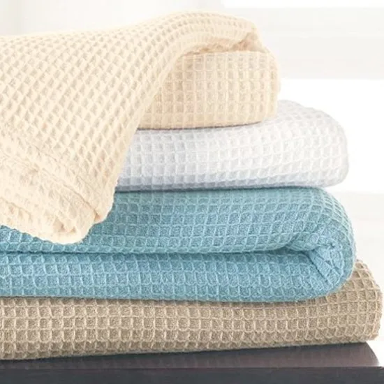 100% Cotton 240gsm Queen Size Waffle Blanket - Buy Waffle Blanket,100 ...