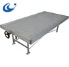 High Quality Rolling Greenhouse /Hydroponic System for planting Size 4ftx8ft ebb flow table/bench, flood ebb flow plastic tray