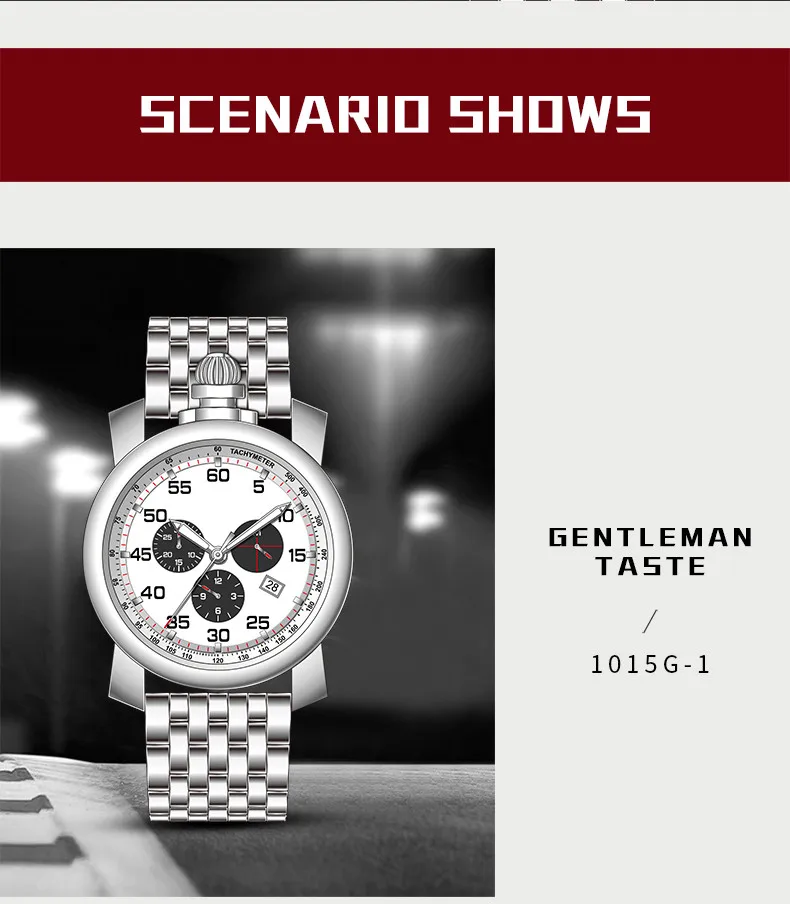 multicolor stainless steel watch