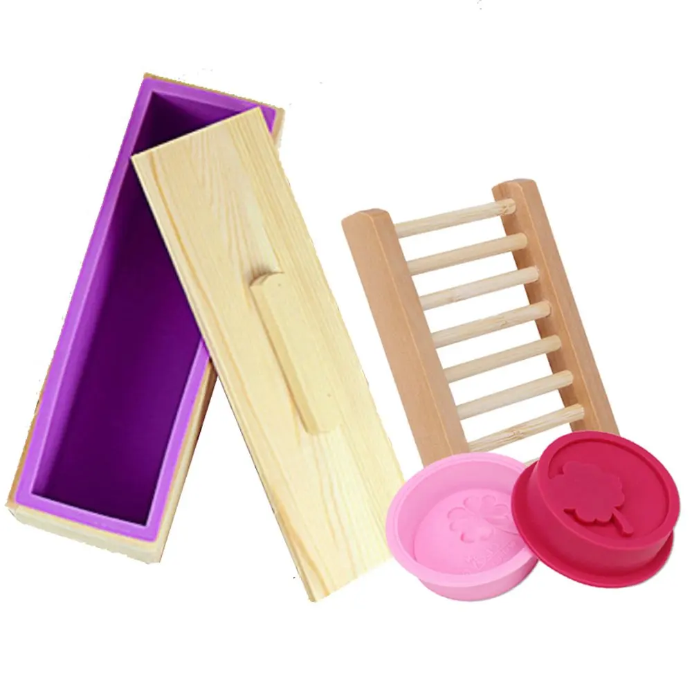 Mold Removal Wood Find Deals On Line At Get Quotations Cocode Flexible Rectangular Soap Silicone Mold With Wood Box And Lid For Homemade 42oz