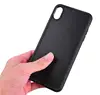 Groove Case TPU PC Case Customized Wood Leather Case For iPhone 6 7 8 X Xs Max Xr