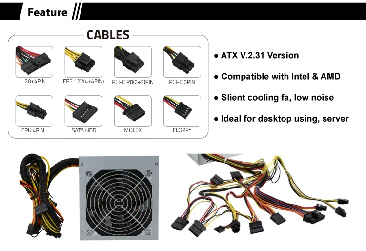 Wholesale Oem Atx Power Supply 500w Computer Power Supply 500w Pc