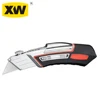 Zinc-alloy pocket compact case lockback sliding small folding utility knife