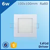 Hansen Hot selling 4 inch small square 6w led panel light