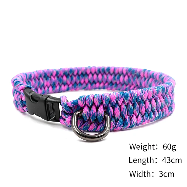 The Hulk Smash Paracord Dog CollarChoker